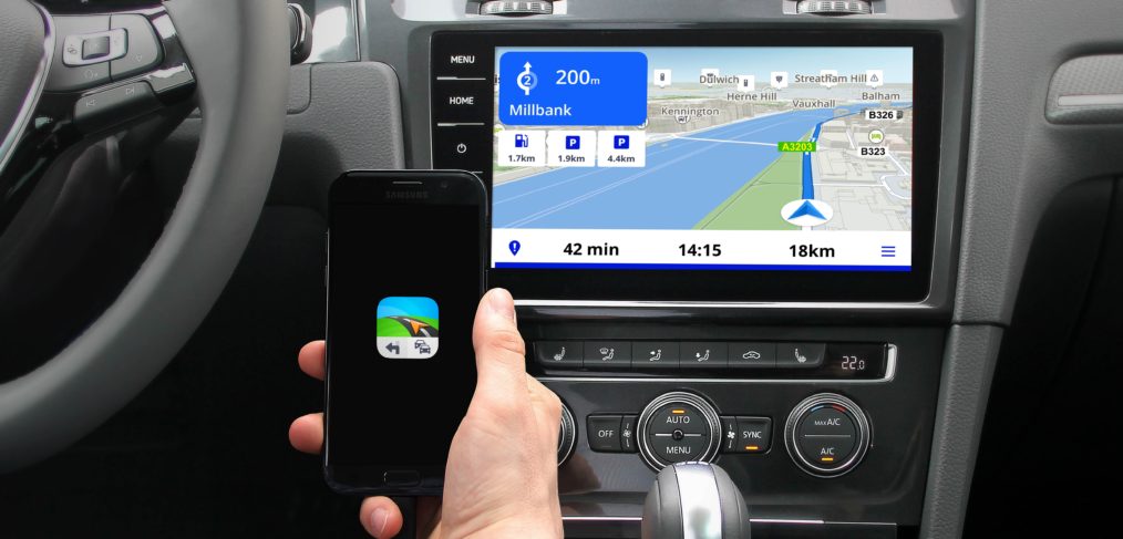 Mirrorlink Sygic Navigatie